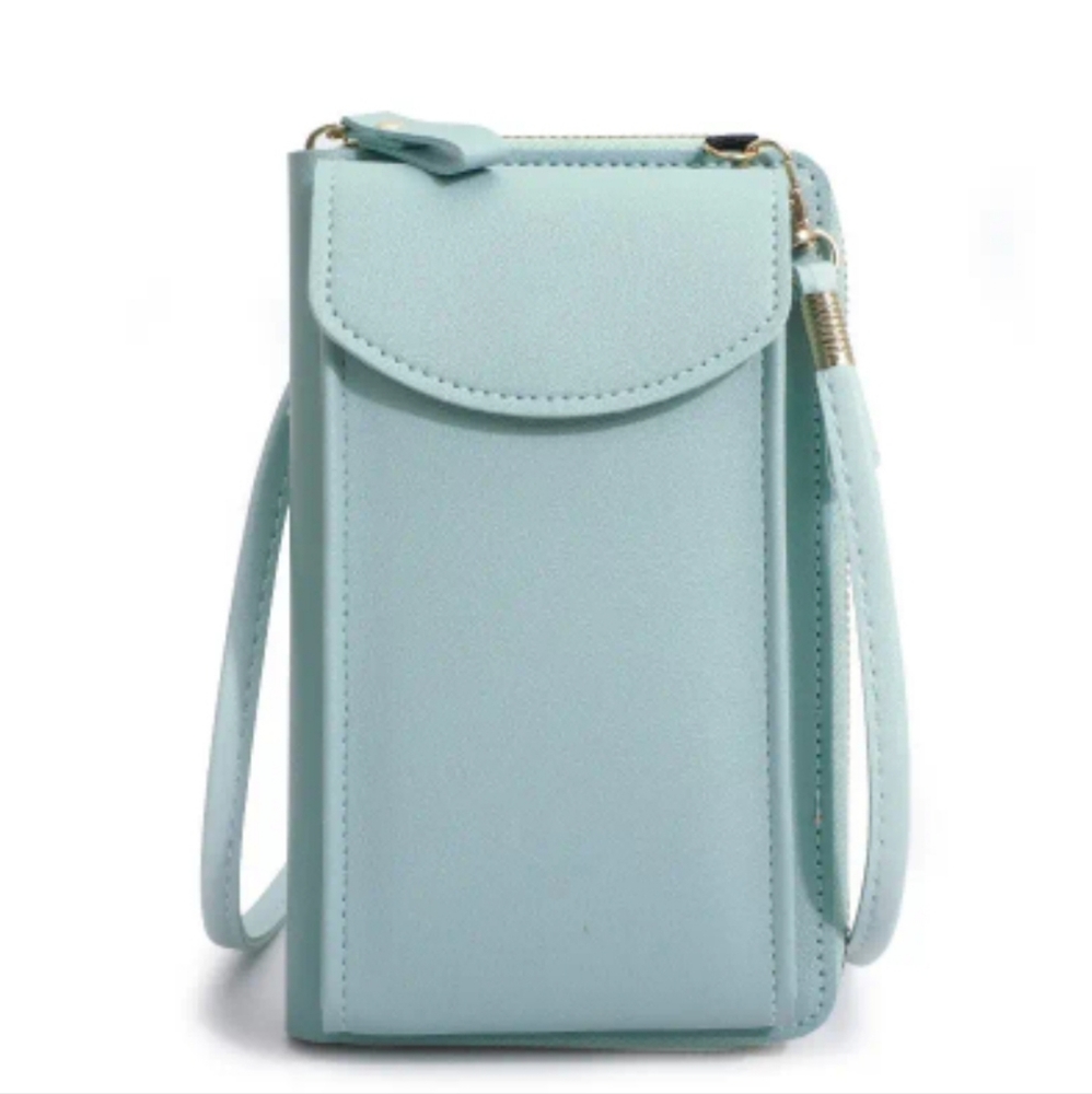 MINIMALIST PHONE CASE WALLET CROSSBODY. VARIOUSE COLORS. - Picture 2 of 8